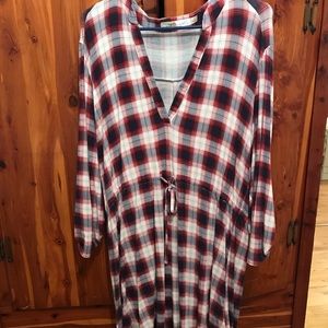 Cotton flannel dress